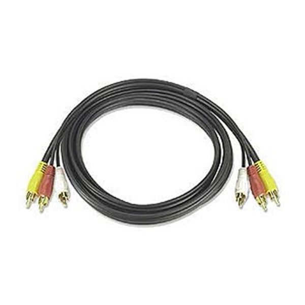 Ziotek Inc Composite Video Cable with Audio  RCA Plugs  6ft 128 3350